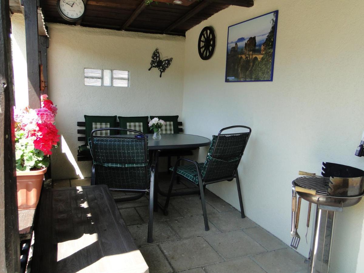 Apartament Haus Angermann Struppen Zewnętrze zdjęcie