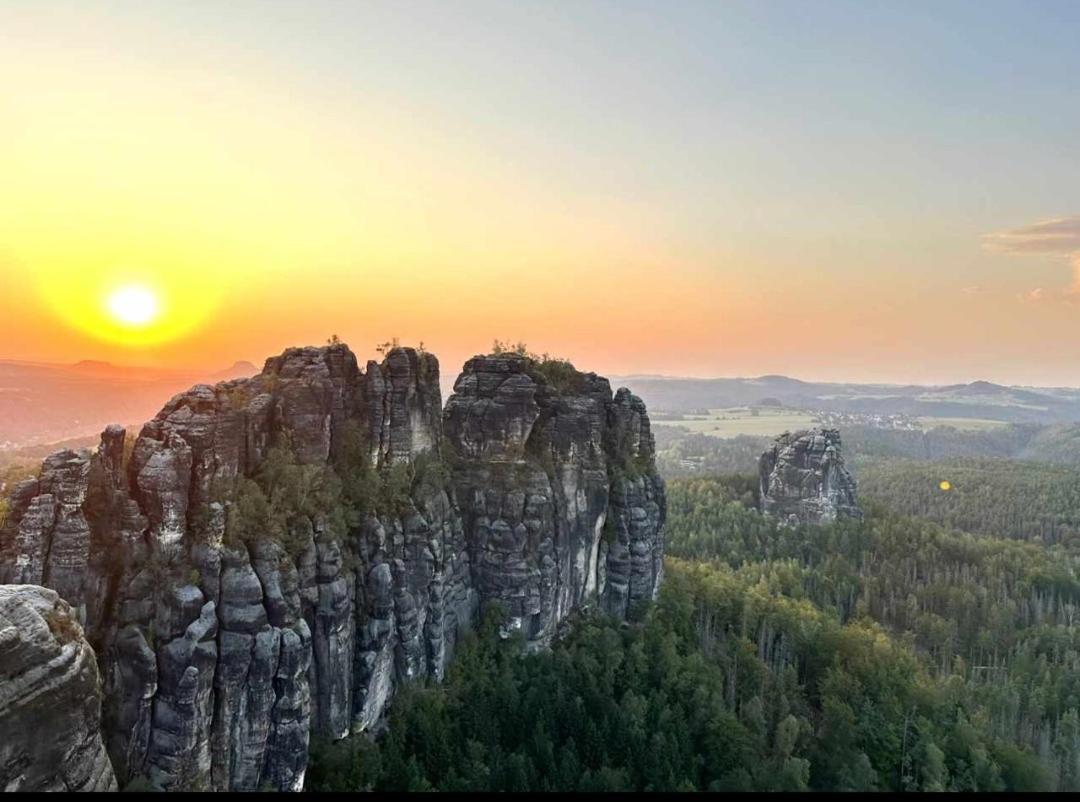 Apartament Haus Angermann Struppen Zewnętrze zdjęcie
